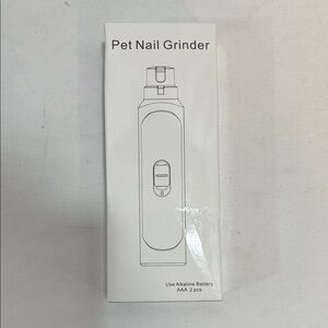 Pet Nail Grinder - White